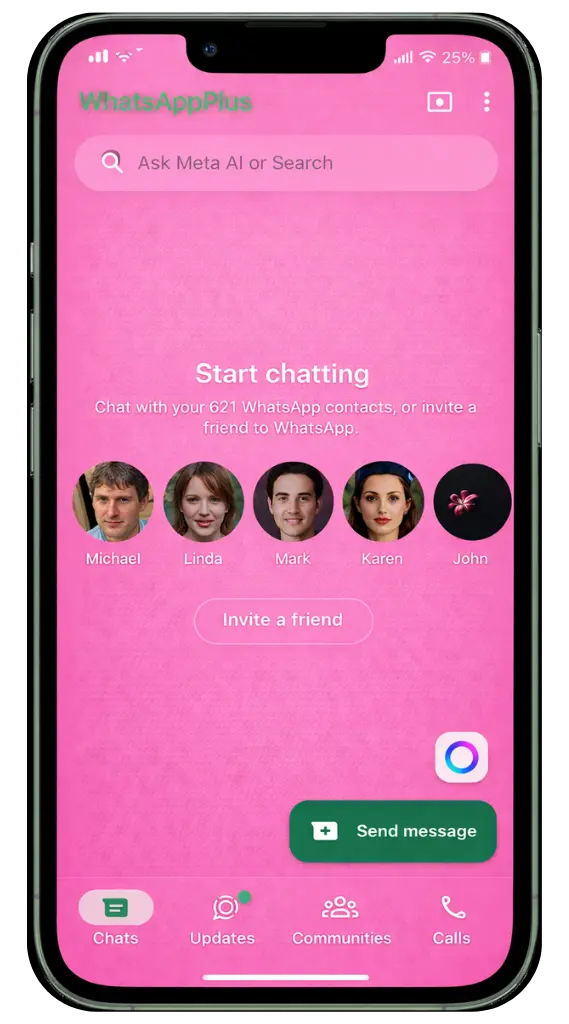 WhatsApp Plus Rosado APK WhatsApp Plus Rosado APK